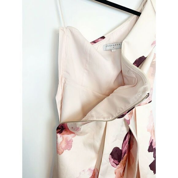 NWOT Keepsake Dress Floral Cream Pink M - Picture 5 of 5